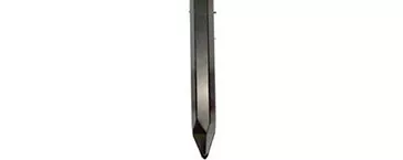 Cincel quebrador de pavimento con punta dura, 1 1/8 in por 6 in