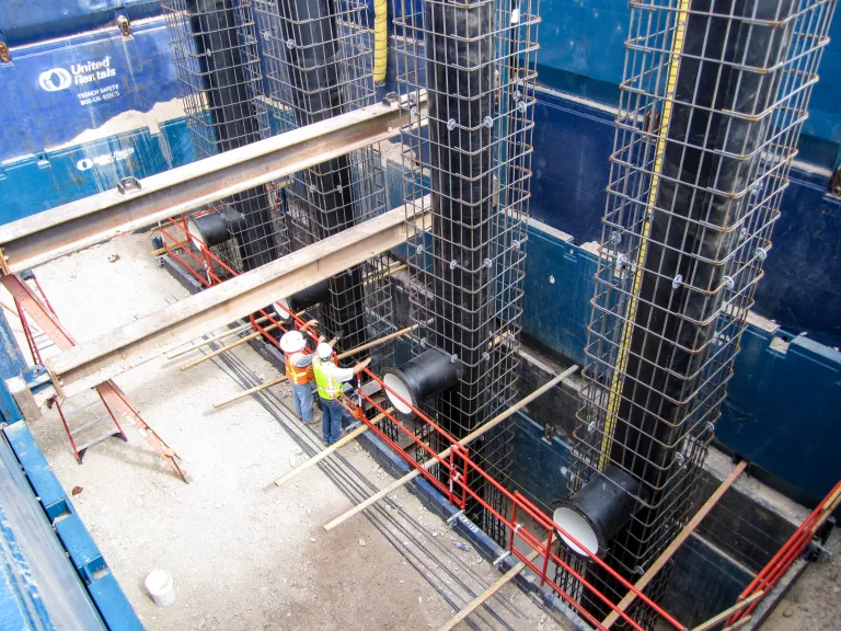 Seguridad en las zanjas: Fotografía de pruebas de infraestructura