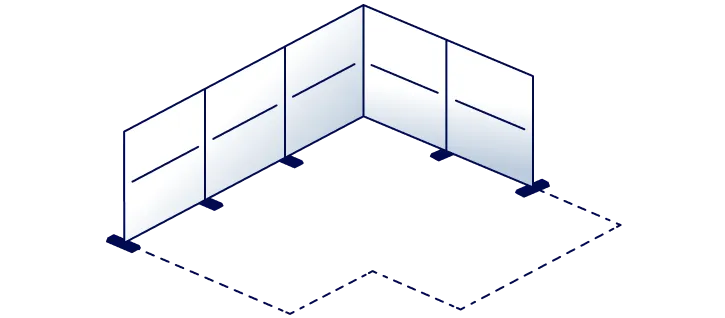 Delivery Illustration for Temporary Fence