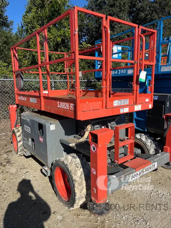 2019 Skyjack SJ6826RT Rough Terrain Scissor Lift