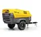 Compresor de aire remolcable Atlas Copco amarillo