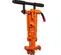 Taladro neumático para rocas Apt naranja