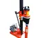 Taladro sacanúcleos de concreto, 13 – 15 A, eléctrico DIAMONDPR naranja y negro