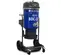 Recolector de polvo eléctrico Blastrac azul y negro