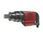 Llave de impacto, 1 1/2 in CHICAGOPN negra y roja Zócalo estriado núm. 5