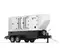 Generador remolcable de 480 – 549 kW, diésel de nivel 4 CUMMINS blanco y negro