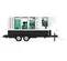 Generador remolcable de 480 – 549 kW, diésel de nivel 4 CUMMINS blanco, negro y verde