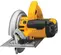 Sierra circular, 7 in, eléctrica DEWALT amarilla, gris y negra