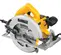 Sierra circular, 7 in, eléctrica DEWALT amarilla, gris y negra
