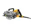Sierra circular, 7-1/4 in., tornillo sin fin, eléctrica DEWALT amarilla, gris y negra