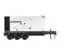 Generador remolcable de 480 – 549 kW, diésel de nivel 4 CUMMINS blanco y negro