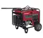 Generador portátil de 6,500 – 6,900 W, a gasolina HONDA rojo y gris