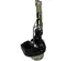 Cabezal de bomba, 6 in, hierro fundido HYDRATECH negro y plateado