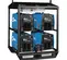 Rack para soldadoras, 450 A, paquete de 4 MILLERELEC negro y azul