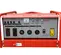 Generador portátil de 9,600 – 9,900 W, a gasolina MULTIQUIP rojo y gris