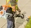 Unidad eléctrica portátil multiusos STIHL naranja, negra, plateada y blanca