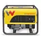 Generador portátil de 2,500 – 2,900 W, a gasolina WACKER amarillo y gris