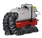 Calentador, 350,000 BTU/h, a diésel, con ductos FROSTFGHTR gris y rojo