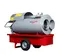 Calentador, 350,000 BTU/h, a diésel, con ductos FROSTFGHTR gris y rojo