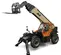 Orange and beige JLG variable reach forklift