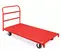 Carretilla con plataforma Uline naranja, 2,000 lb Capacidad