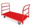 Carretilla con plataforma Uline naranja, 2,000 lb Capacidad