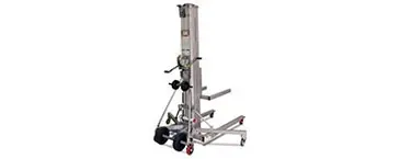 Elevador de materiales, 400 lb – 650 lb, 24 ft – 25 ft, manual