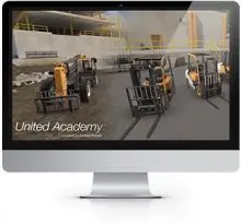 Capacitación combinada en montacargas