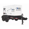 Generador remolcable de 150 kW blanco