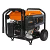 Generador portátil de 8,000 – 8,400 W, a gasolina GENERAC naranja y negro