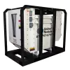 Transformador reductor de 750 kVA, 600 V a 480 V blanco y negro