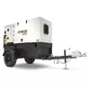 Generador remolcable de 36 – 40 kW, a diésel de nivel 4 GENERAC blanco y negro