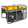 Generador portátil de 9,600 – 9,900 W, a gasolina WACKER amarillo y gris