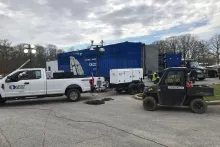 Truck and power supply