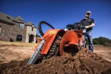 Ditch Witch Walk Behind Trencher