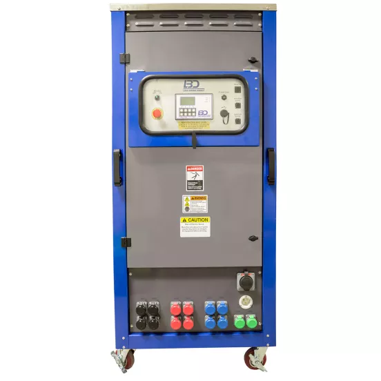 Banco de carga resistiva, conectable en red azul y gris