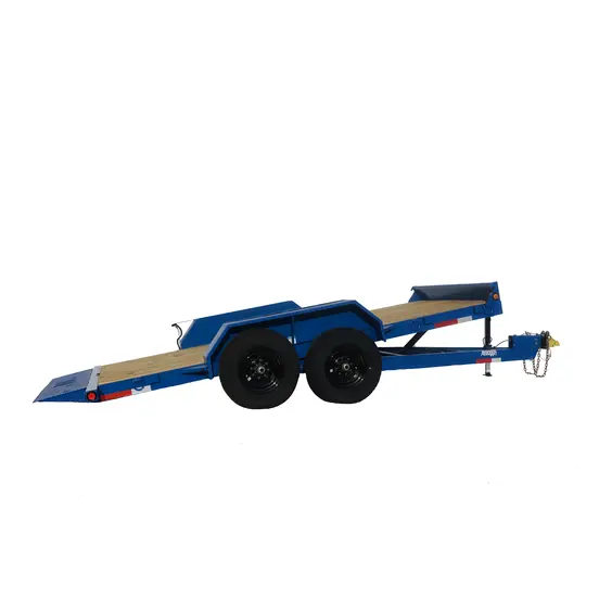 Remolque basculante con eje en tándem Anderson negro