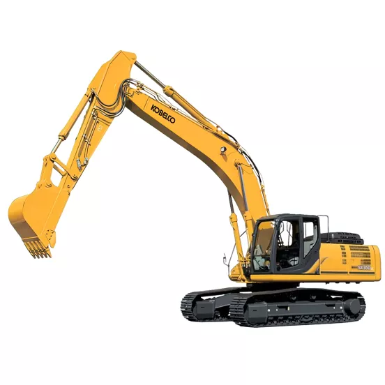 Excavadora de 71,000 – 84,000 lb KOBELCO naranja y gris