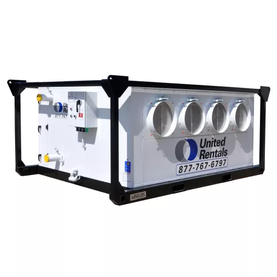Climatizador, 120 toneladas, 460 V, eléctrico blanco