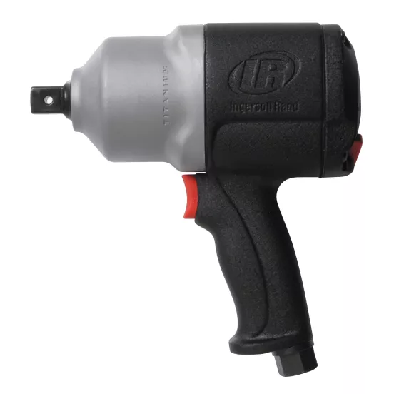 Herramienta de impacto neumático Ingersoll Rand negra y gris