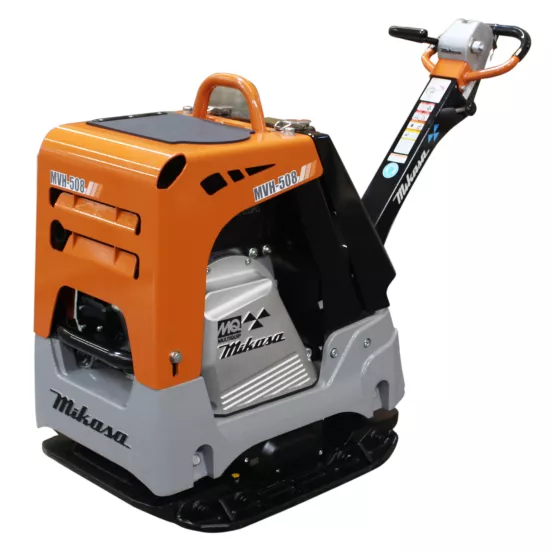 Compactador de placa vibratoria reversible Multiquip naranja