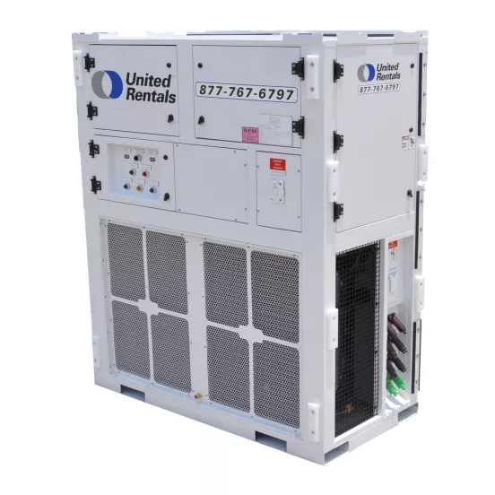 Aire acondicionado vertical de 10 toneladas eléctrico blanco