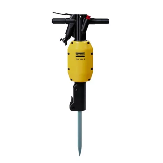 Quebrador neumático para pavimento, clase de 50 lb ATLASCOPCO amarillo y negro