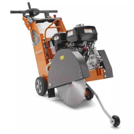 Sierra de concreto manual Husqvarna naranja