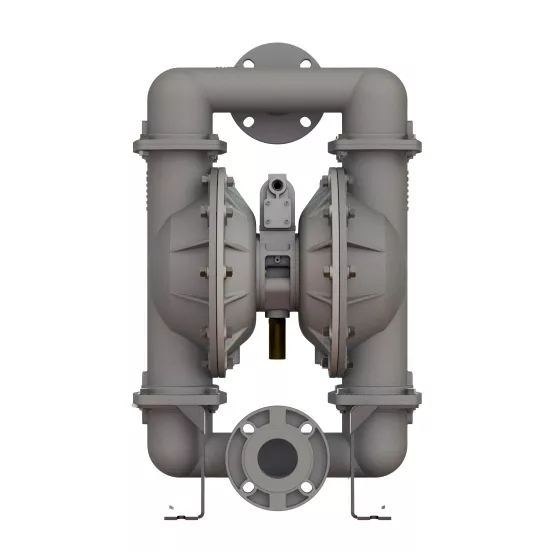 Bomba de diafragma, 3 in, neumática VERSAMATIC gris