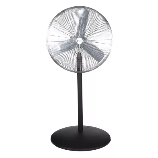 Ventilador de pedestal industrial, 30 in AIRMASTER gris y negro