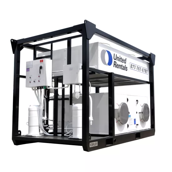 Aire acondicionado de alta presión estática, 40 toneladas, 460 V, eléctrico blanco