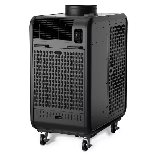 Aire acondicionado portátil de 5 toneladas, 60,000 BTU, 208 V, eléctrico DENSO negro