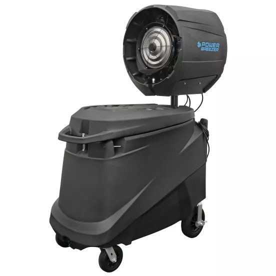 Ventilador de enfriamiento eléctrico Power Breezer negro