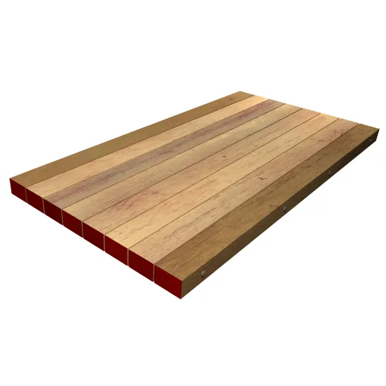 Estera de madera de servicio ligero Yak marrón